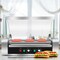 Stainless Steel 18-Hot Dog Roller Grill with Glass Hood & Tray